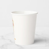 Pastel Floral Bridal Shower bouquet Pappbecher (Links)