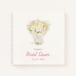 Pastel Floral Bridal Shower – Japanese-Asian Notizblock