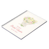 Pastel Floral Bridal Shower  – Japanese Notizblock (Linke Seite)