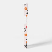 Pastel Floral Bud Botanisches Muster iPhone Hülle (Rechte Seite)