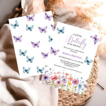 Pastel Floral Butterfly Baby SHower