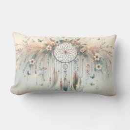 Pastel Floral Butterfly Dreamcatcher Lendenkissen