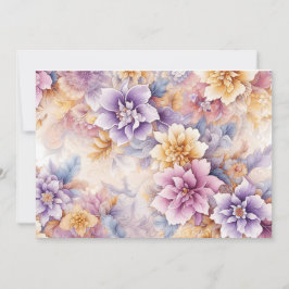 Pastel Floral Card Pack x 10 Feiertagskarte