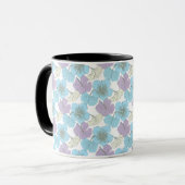 Pastel Floral Coffee Tasse (Vorderseite Links)