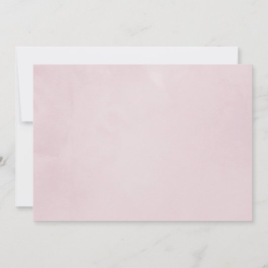 Pastel Floral Dankeskarte (Rückseite)