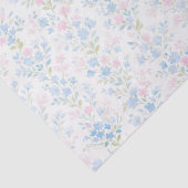 Pastel Floral Decoupage Tissue Paper Seidenpapier (Ausschnitt)