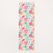 Pastel Floral Designer Yoga Übungsmat Yogamatte (Vorderseite)