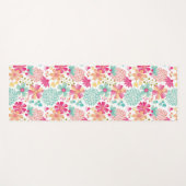 Pastel Floral Designer Yoga Übungsmat Yogamatte (Vorderseite (Horizontal))