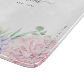 Pastel Floral | Die beste Mama und Koch der Welt Schneidebrett (Ecke)