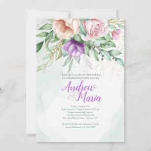 Pastel Floral Einladung