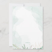 Pastel Floral Einladung (Rückseite)