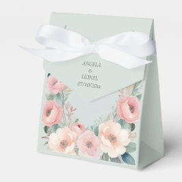 Pastel Floral Elegance Wedding Geschenkschachtel