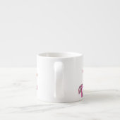 Pastel Floral Espressotasse (Rückseite)