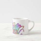 Pastel Floral Espressotasse (Rechts)