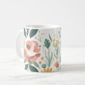 Pastel Floral Fiesta Kaffeetasse (Vorderseite Links)