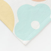 Pastel floral Fleece Blanket (Ecke)