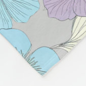 "Pastel floral Fleece Blanket" (Ecke)
