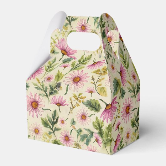 Pastel Floral Geschenkschachtel (Rückseite)