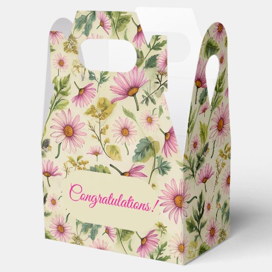Pastel Floral Geschenkschachtel (Geöffnet)