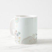 Pastel Floral Growth Mug Kaffeetasse (Vorderseite Links)