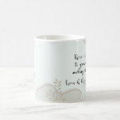 Pastel Floral Growth Mug Kaffeetasse (Mittel)