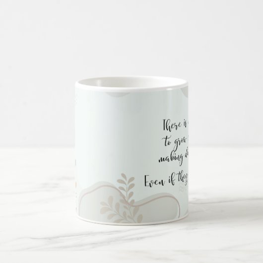 Pastel Floral Growth Mug Kaffeetasse (Mittel)