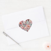 Pastel Floral Heart Sticker (Umschlag)