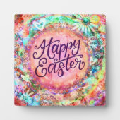 Pastel Floral Hübsch Happy Oaster Inspirivity Fotoplatte (Vorderseite)