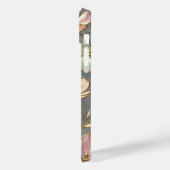Pastel Floral iPhone Case Gold Flower Design (Rückseite / Links)