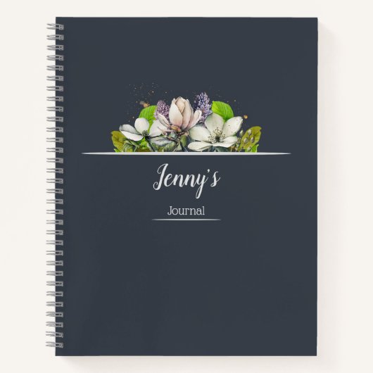 Pastel Floral Journal Notizblock (Vorderseite)
