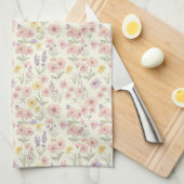 Pastel Floral Kitchen Handtücher (Viertel Falte)