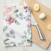 Pastel Floral Kitchen Handtücher (Viertel Falte)