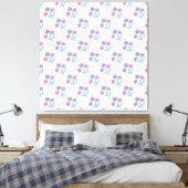 Pastel Floral Leinwanddruck (Insitu (Schlafzimmer))