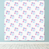 Pastel Floral Leinwanddruck (Insitu (Holzboden))