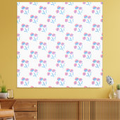 Pastel Floral Leinwanddruck (Insitu (Wohnzimmer))