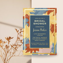 Pastel Floral Luxury Golden Brautparty