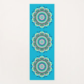 Pastel Floral Mandala Yoga Mat Yogamatte (Vorderseite)