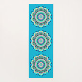 Pastel Floral Mandala Yoga Mat Yogamatte (Rückseite)