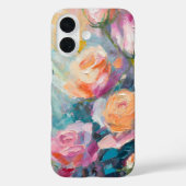 Pastel Floral Modernes impressionistisches Gemälde Case-Mate iPhone Hülle (Rückseite)