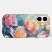 Pastel Floral Modernes impressionistisches Gemälde Case-Mate iPhone Hülle (Rückseite (Horizontal))