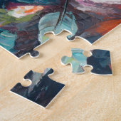 Pastel Floral Modernes impressionistisches Gemälde Puzzle (Seite)