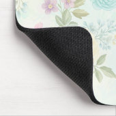 Pastel Floral Mouse Pad Mousepad (Ecke)