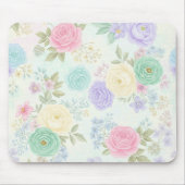 Pastel Floral Mouse Pad Mousepad (Vorne)