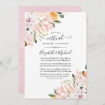 Pastel Floral Online Virtual Wedding