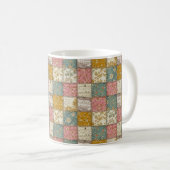 Pastel Floral Patchwork Picnic Pattern (13) Kaffeetasse (VorderseiteRechts)