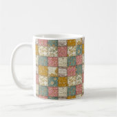 Pastel Floral Patchwork Picnic Pattern (13) Kaffeetasse (Links)