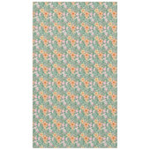 Pastel Floral pattern C01 LGreen BG Tischdecke (Vorderseite)