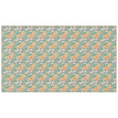 Pastel Floral pattern C01 LGreen BG Tischdecke (Vorderseite (Horizontal))