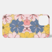 Pastel Floral Pattern– Cute Aesthetic Flower  iPhone Hülle (Rückseite (Horizontal))