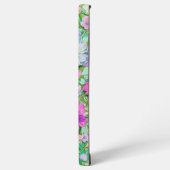 Pastel Floral Pattern Phone Case Samsung Galaxy Hülle (Linke Seite)